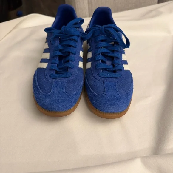 Adidas Samba - Women’s Royal Blue Suede Sneakers - Picture 2 of 5